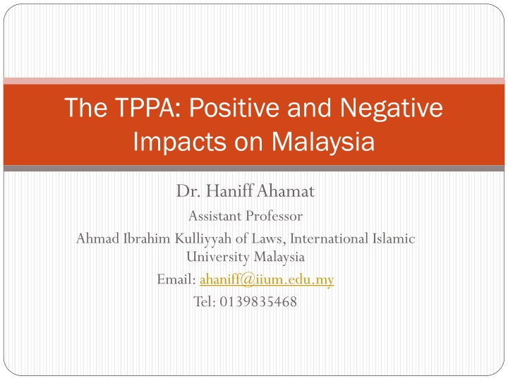 the tppa positive and negative impacts on malaysia