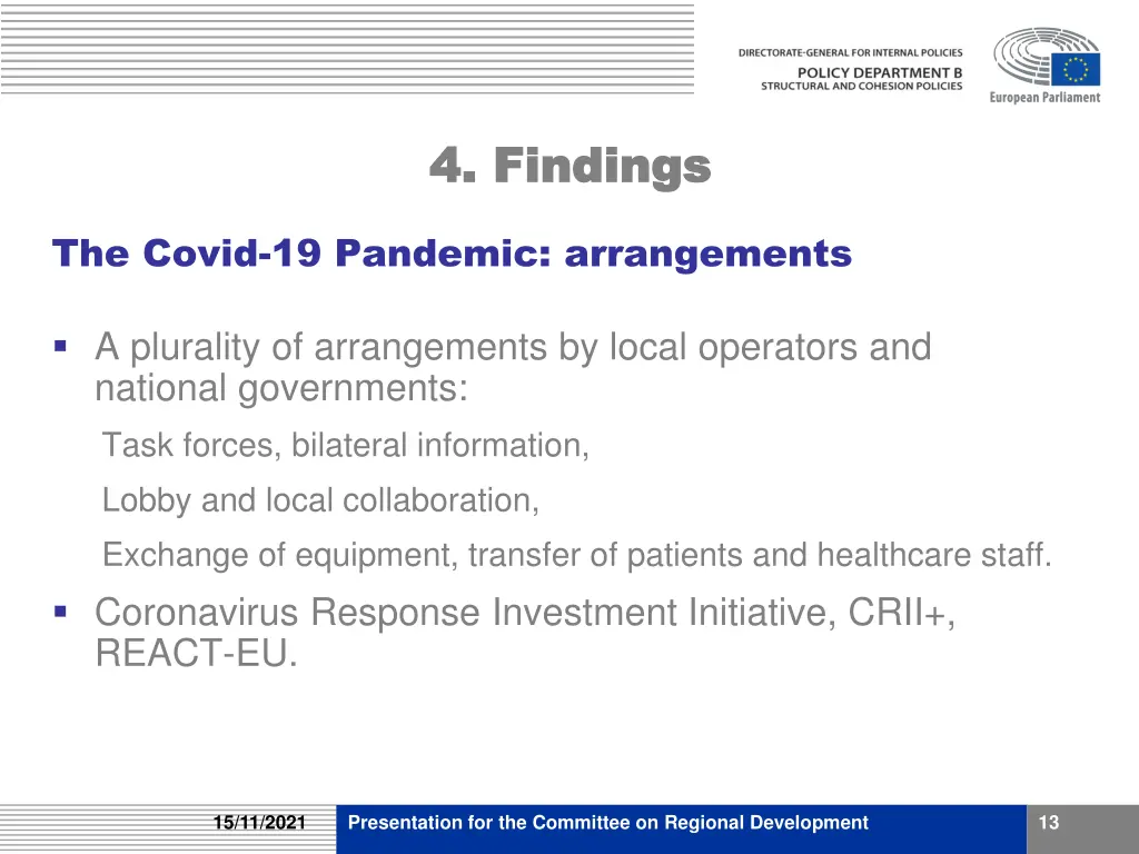 4 findings 4 findings 5