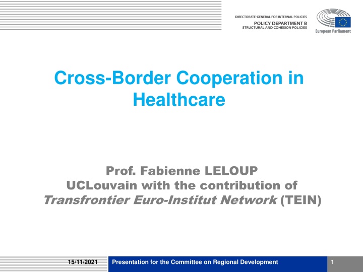 cross border cooperation in healthcare