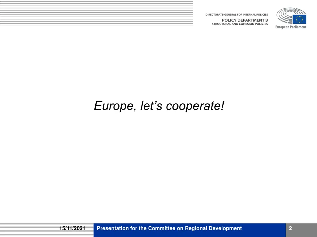 europe let s cooperate
