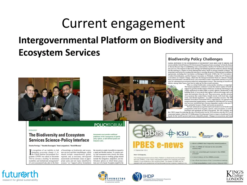 current engagement intergovernmental platform