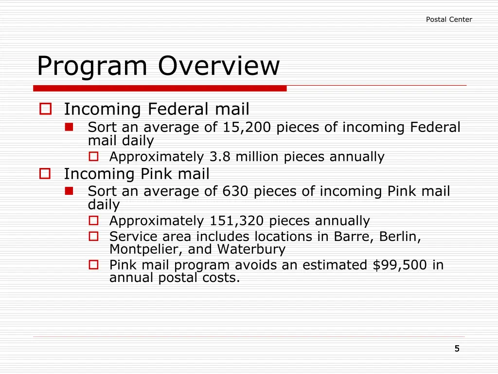postal center 3