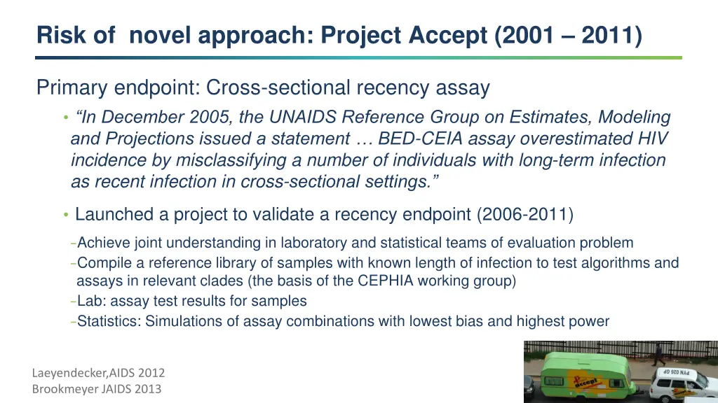 risk of novel approach project accept 2001 2011