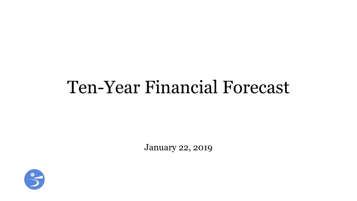 ten year financial forecast