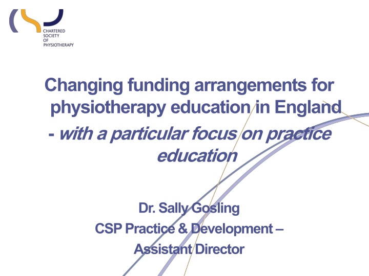 changing funding arrangements for physiotherapy