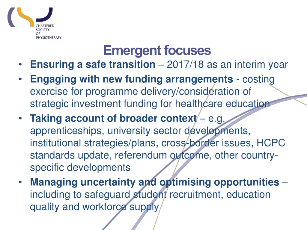 emergent focuses