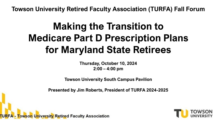 towson university retired faculty association