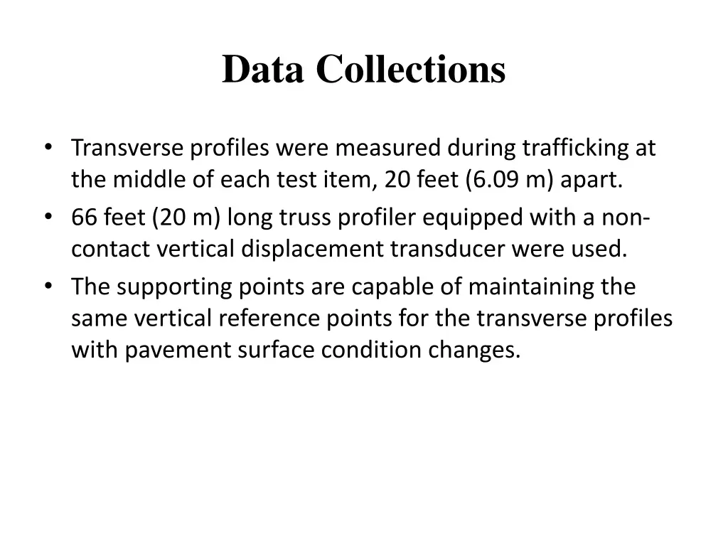 data collections