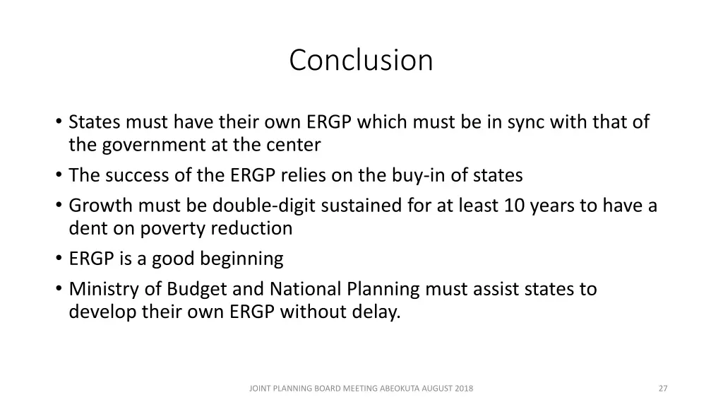 conclusion