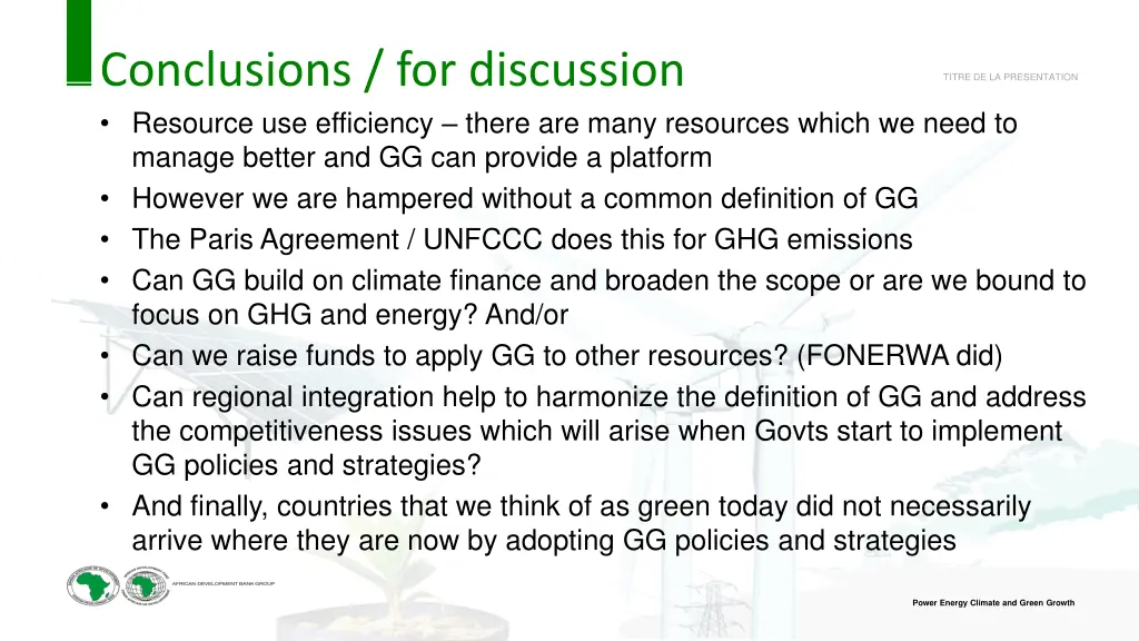 conclusions for discussion resource