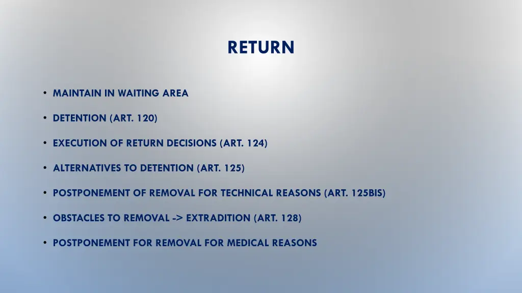 return