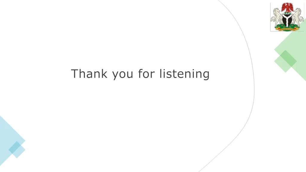 thank you for listening