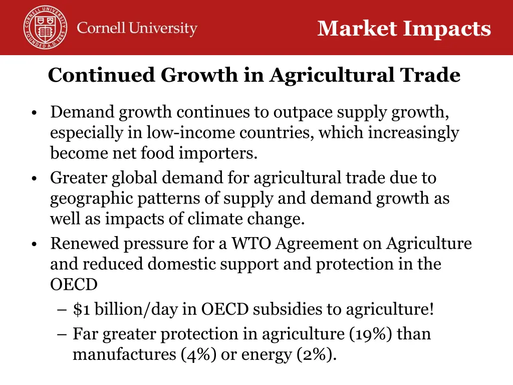 market impacts 1