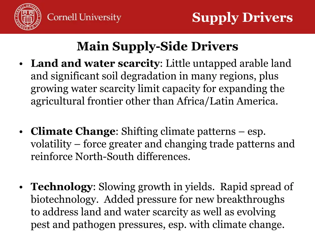 supply drivers
