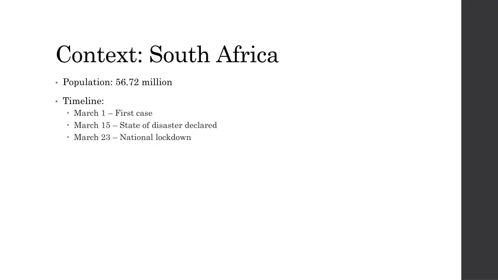 context south africa