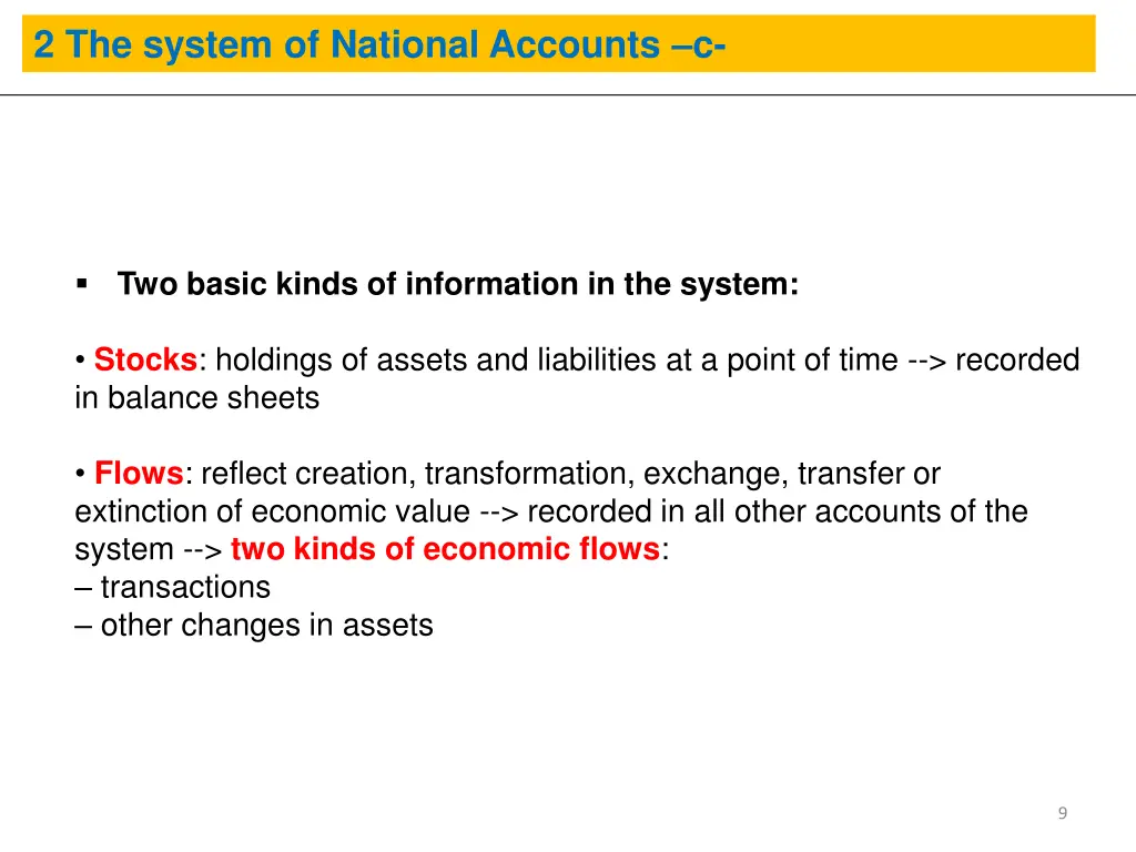 2 the system of national accounts c