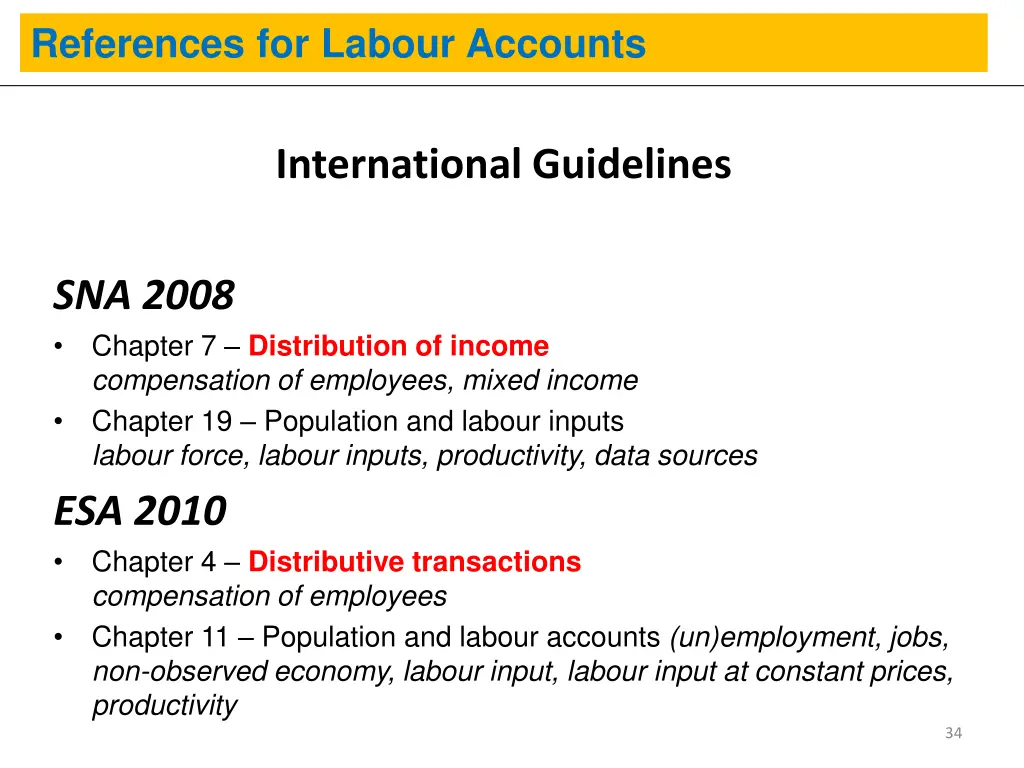 references for labour accounts