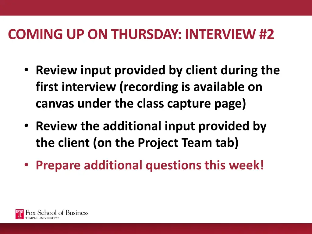 coming up on thursday interview 2