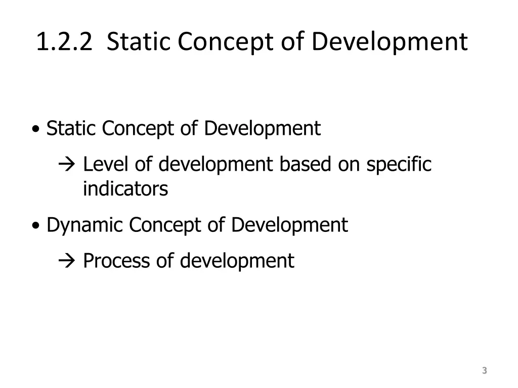 1 2 2 static concept of development