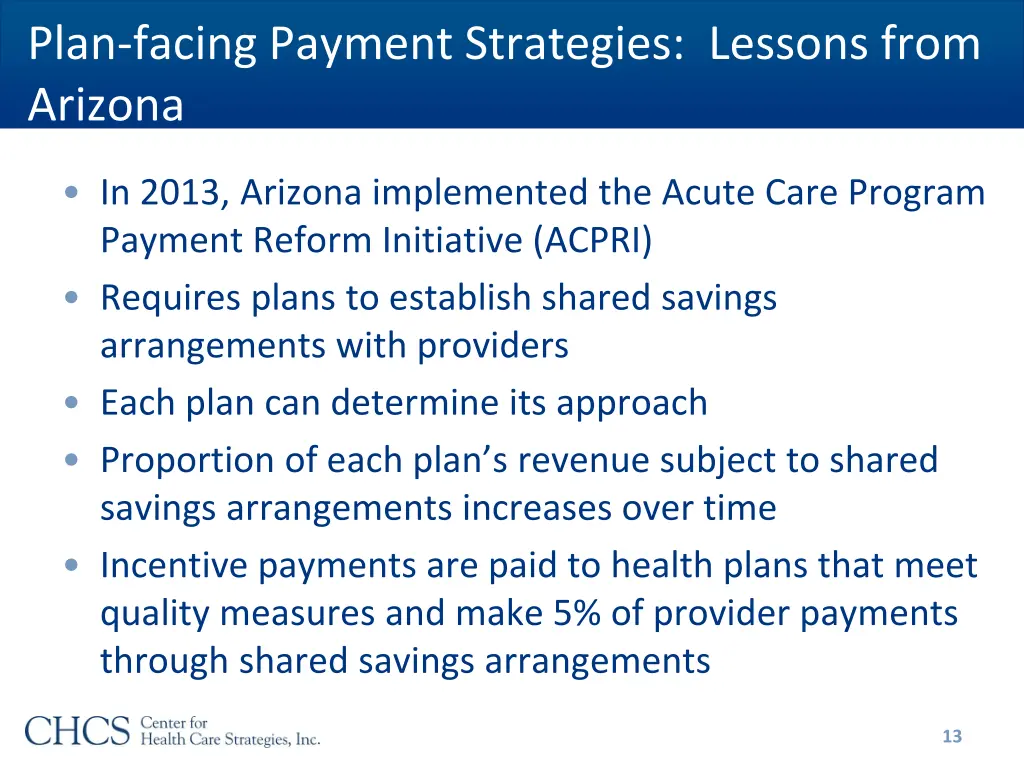plan facing payment strategies lessons from