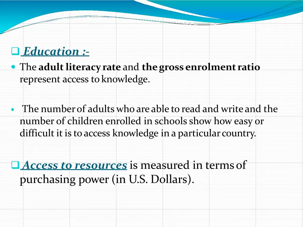 education the adultliteracyrate