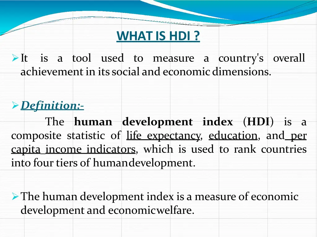 what is hdi