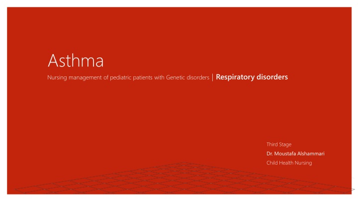 asthma nursing management of pediatric patients