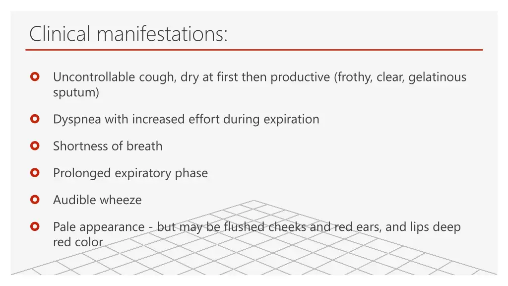 clinical manifestations 1