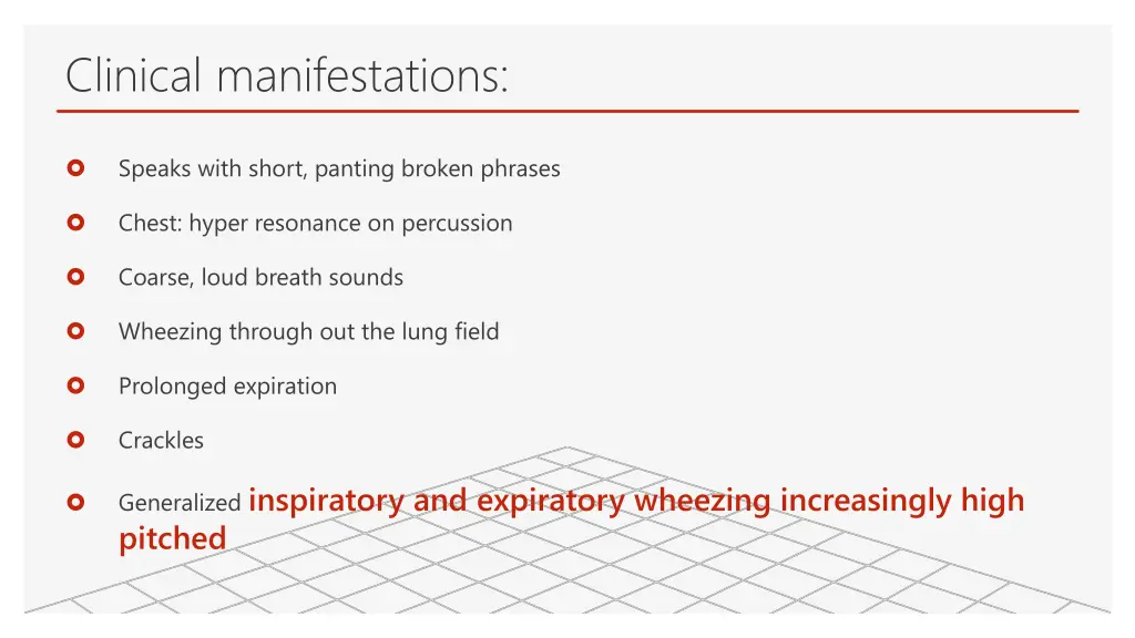 clinical manifestations 3