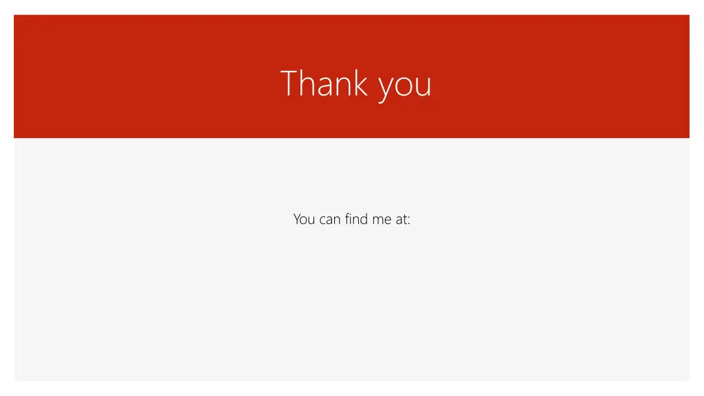 thank you