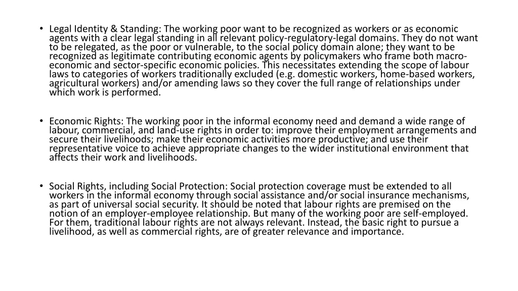 legal identity standing the working poor want