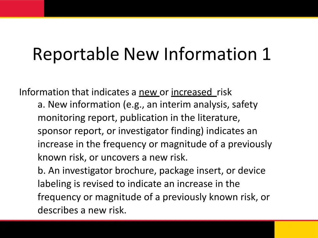 reportablenew information 1