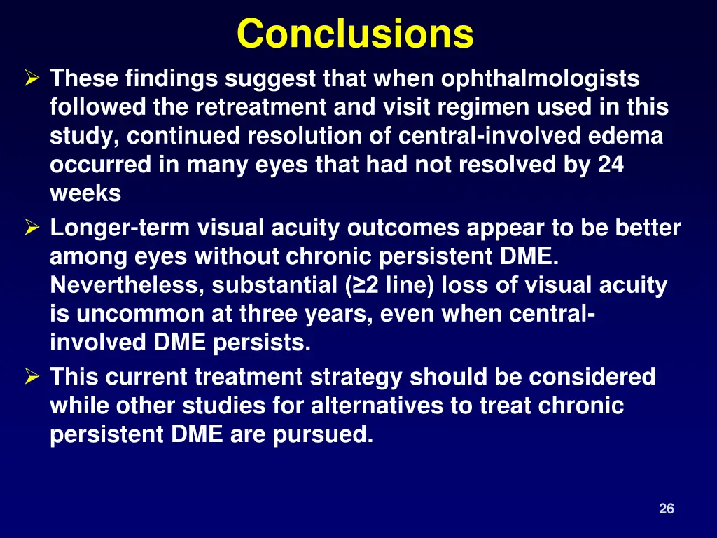 conclusions