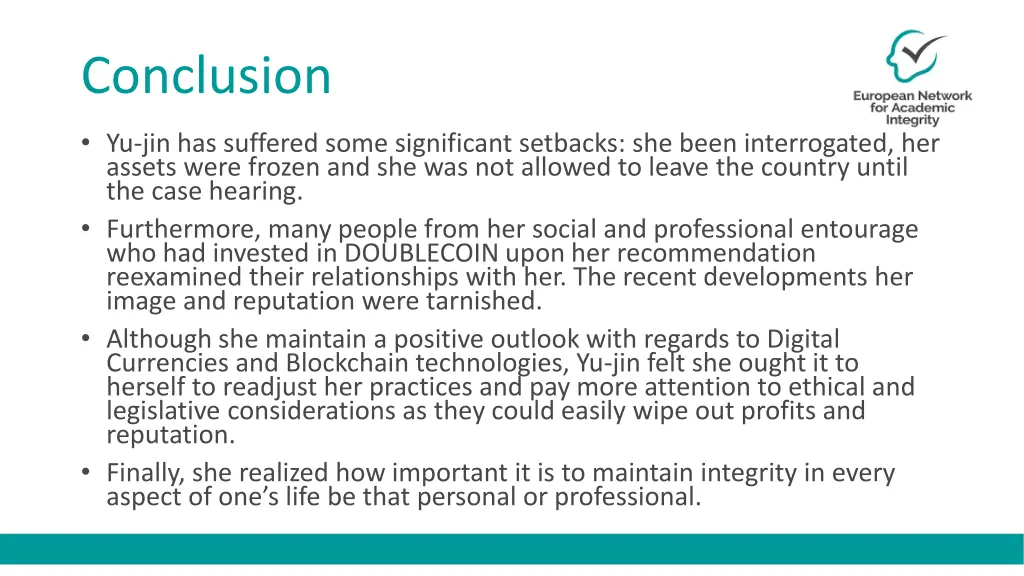 conclusion