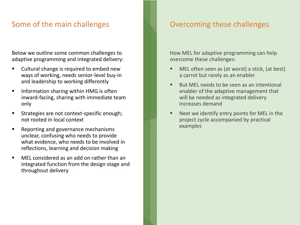 some of the main challenges