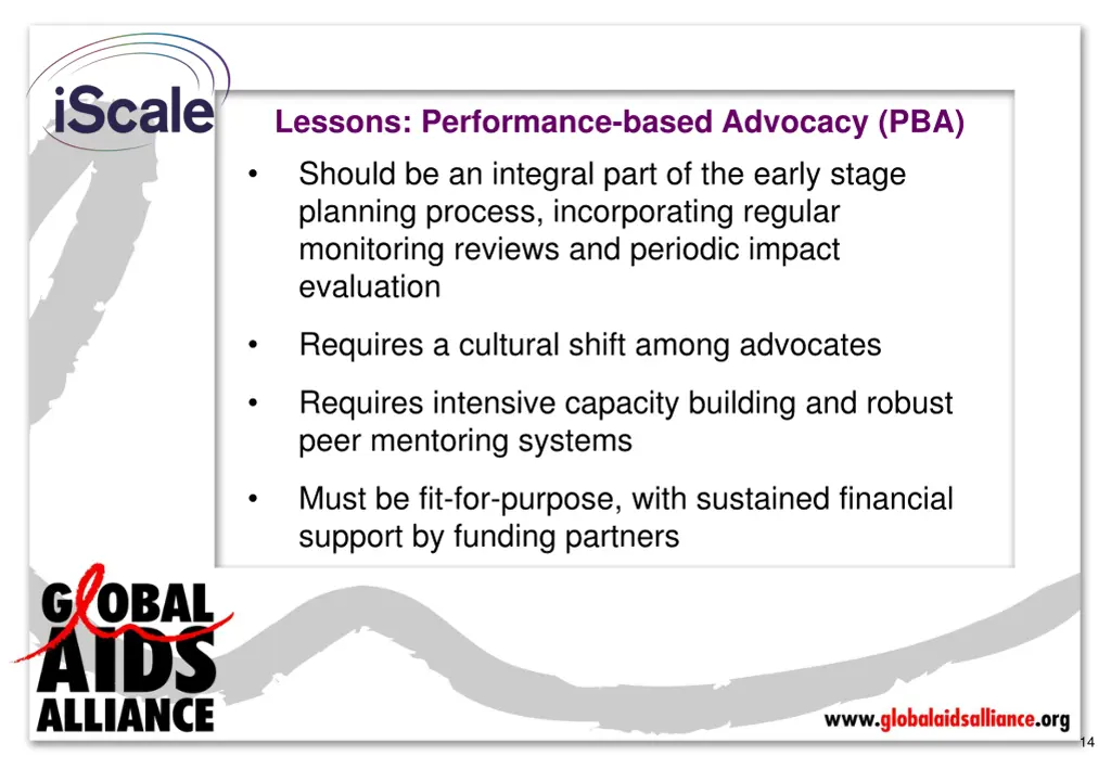 lessons performance based advocacy pba should