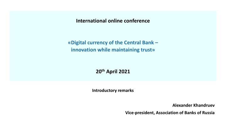international online conference