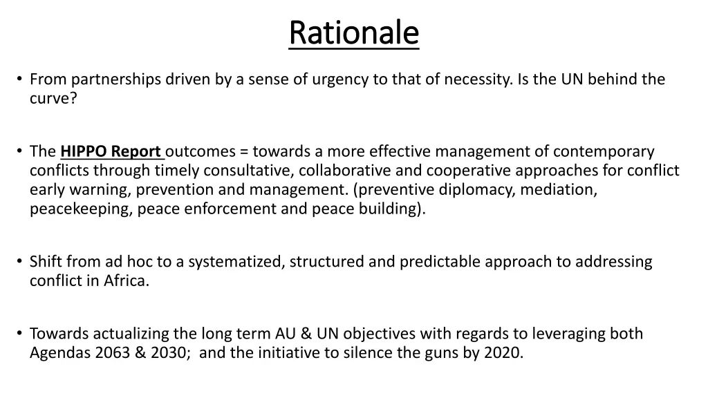 rationale rationale