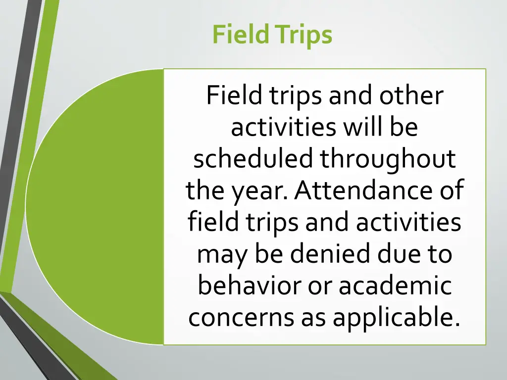 field trips