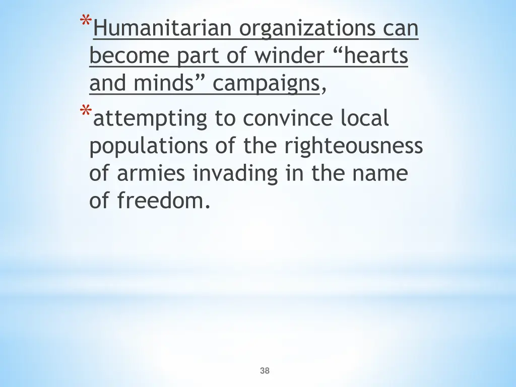 humanitarian organizations can become part