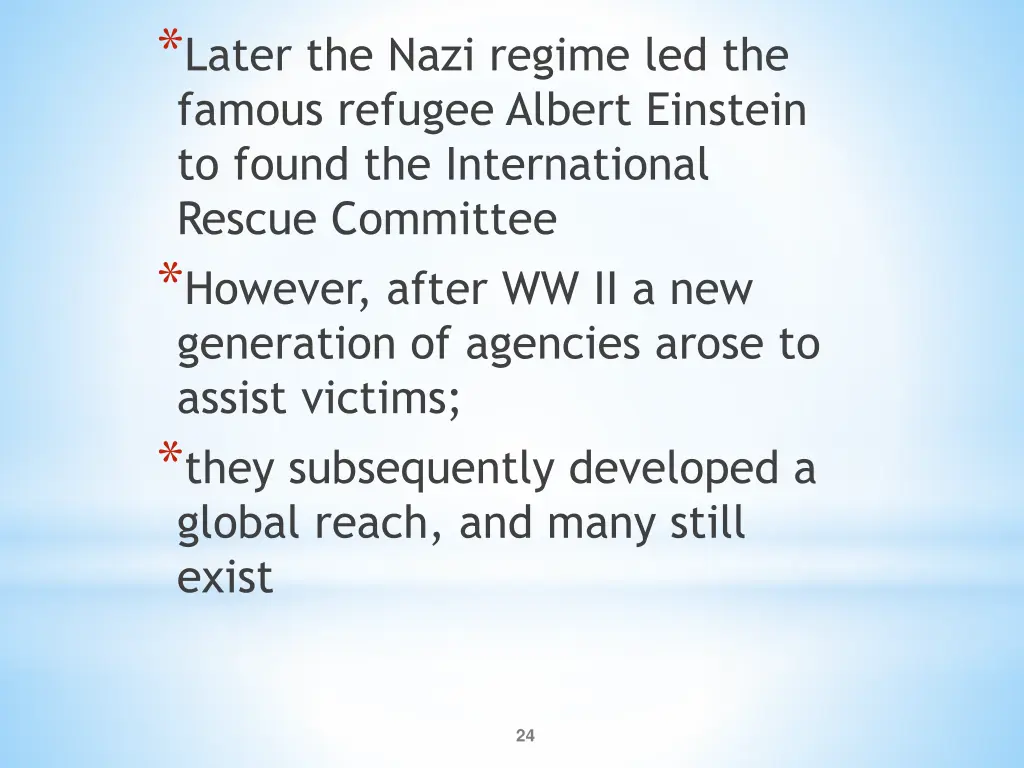 later the nazi regime led the famous refugee