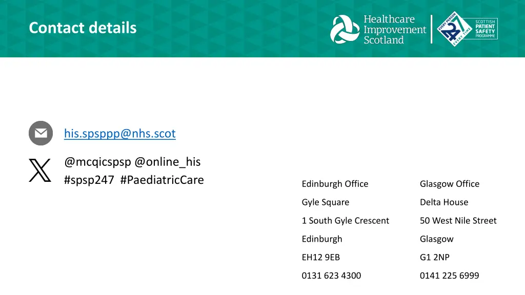 contact details
