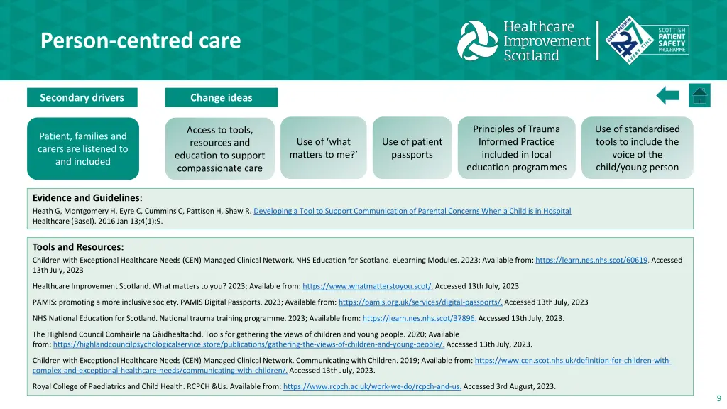 person centred care