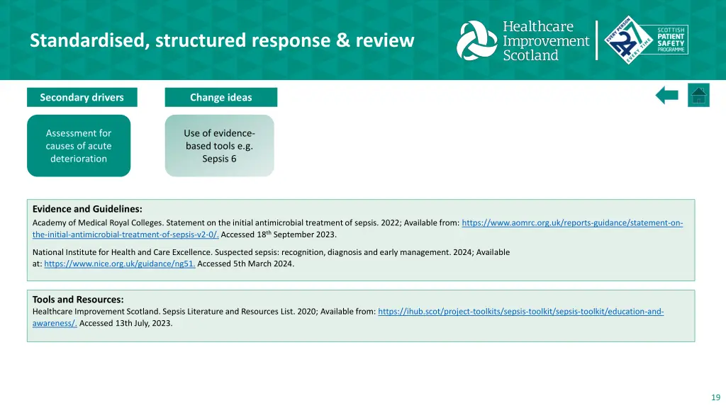 standardised structured response review 1