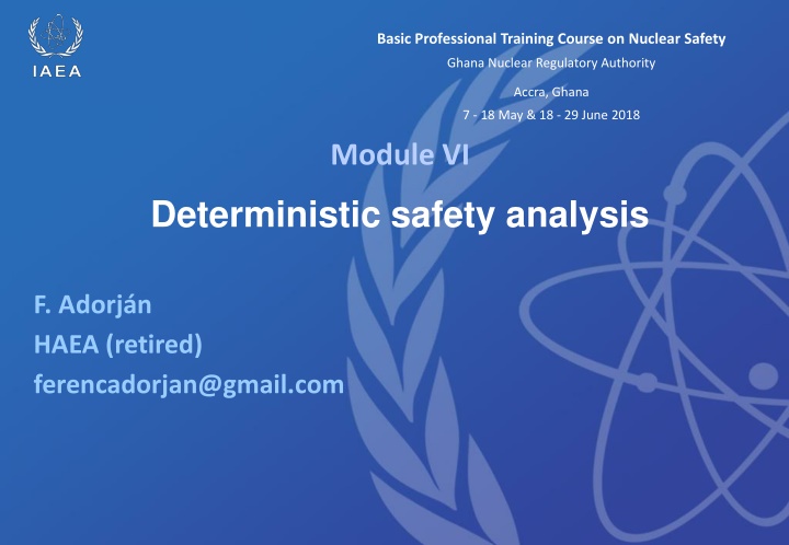 basic professional training course on nuclear