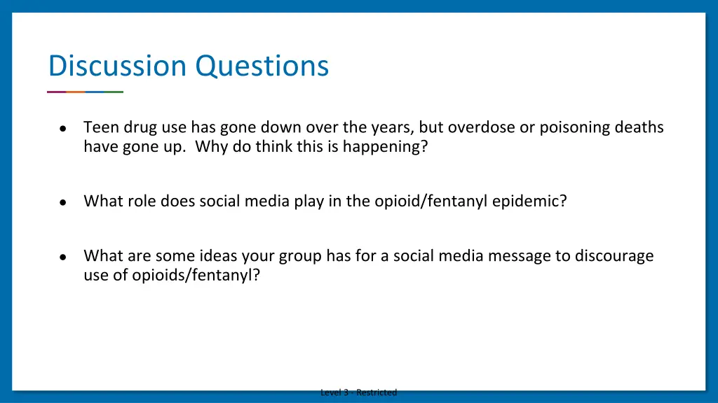 discussion questions