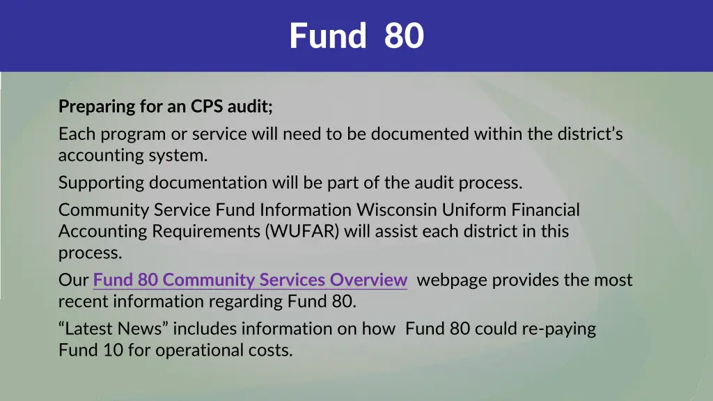 fund 80 3