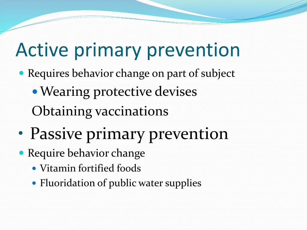 active primary prevention