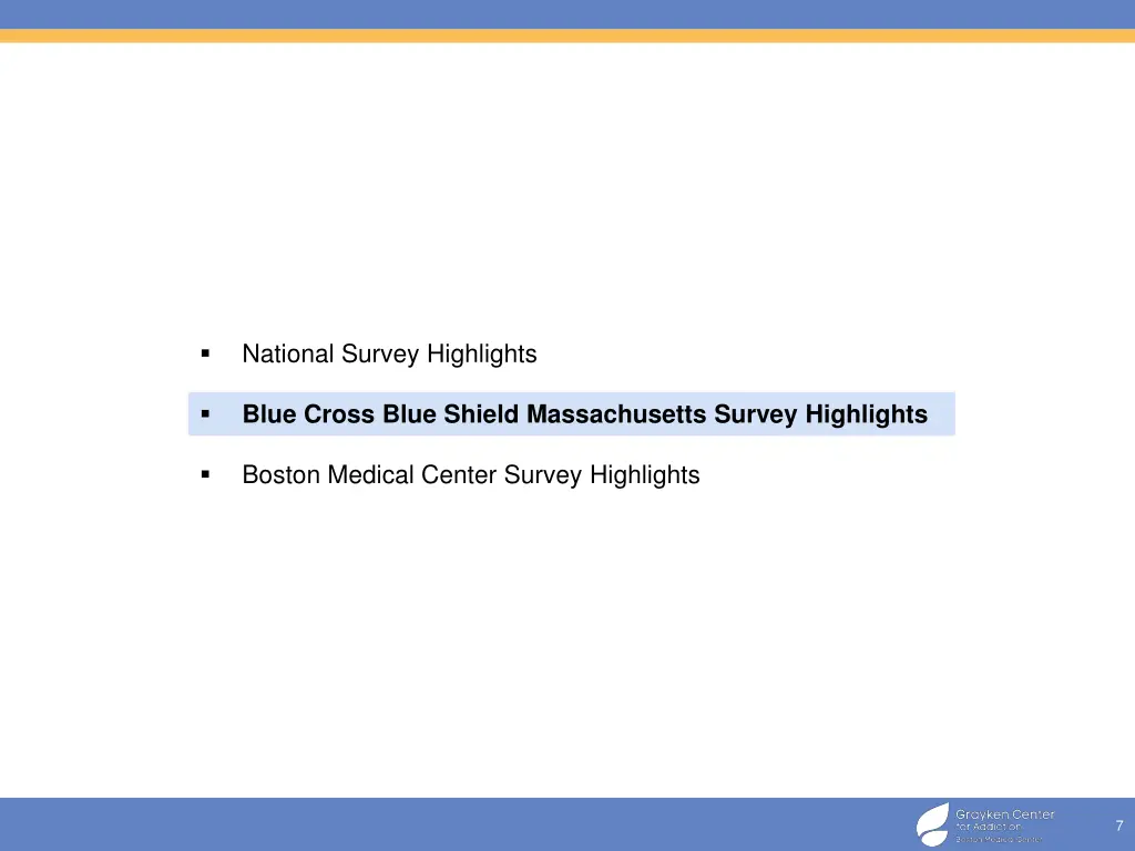 national survey highlights 1