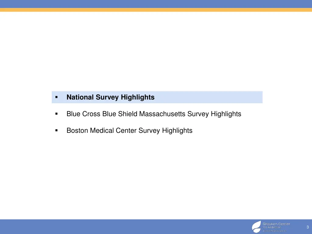 national survey highlights